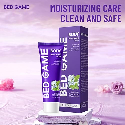 Miniatura 6 de Lubricante personal a base de agua, lubricante con sabor a enjuague, gel no pegajoso íntimo de larga duración para masaje de parejas (menta)