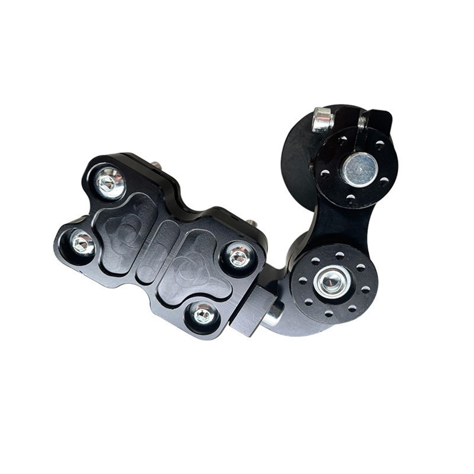 Uniwersalny napinacz łańcucha motocyklowego, narzędzie do regulacji regulatora napinacz łańcucha stałego biegu(Black)