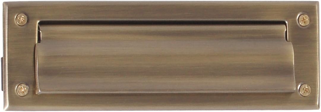 Letter Box Plate Finish: Antique Brass