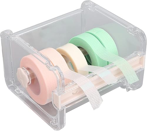 Cortador de cinta adhesiva transparente visible para escritorio, dispensador de cinta Washi, soporte de cinta para el hogar, oficina, escuela (no