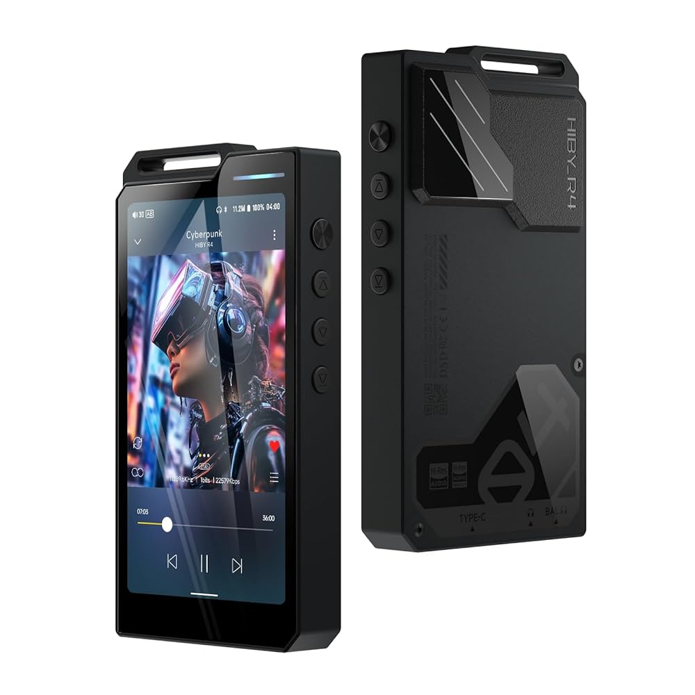 Amazon.com: HiBy R4 mp3 & mp4 Players & HiBy x FAUDIO