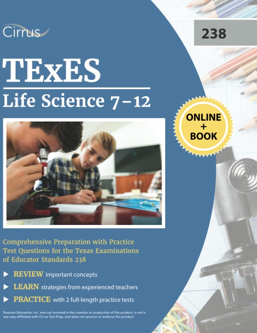 TExES Life Science 7-12 Study Guide: Comprehensive Preparation with Practice Test Questions for the Texas Examinations of Educator Standards 238