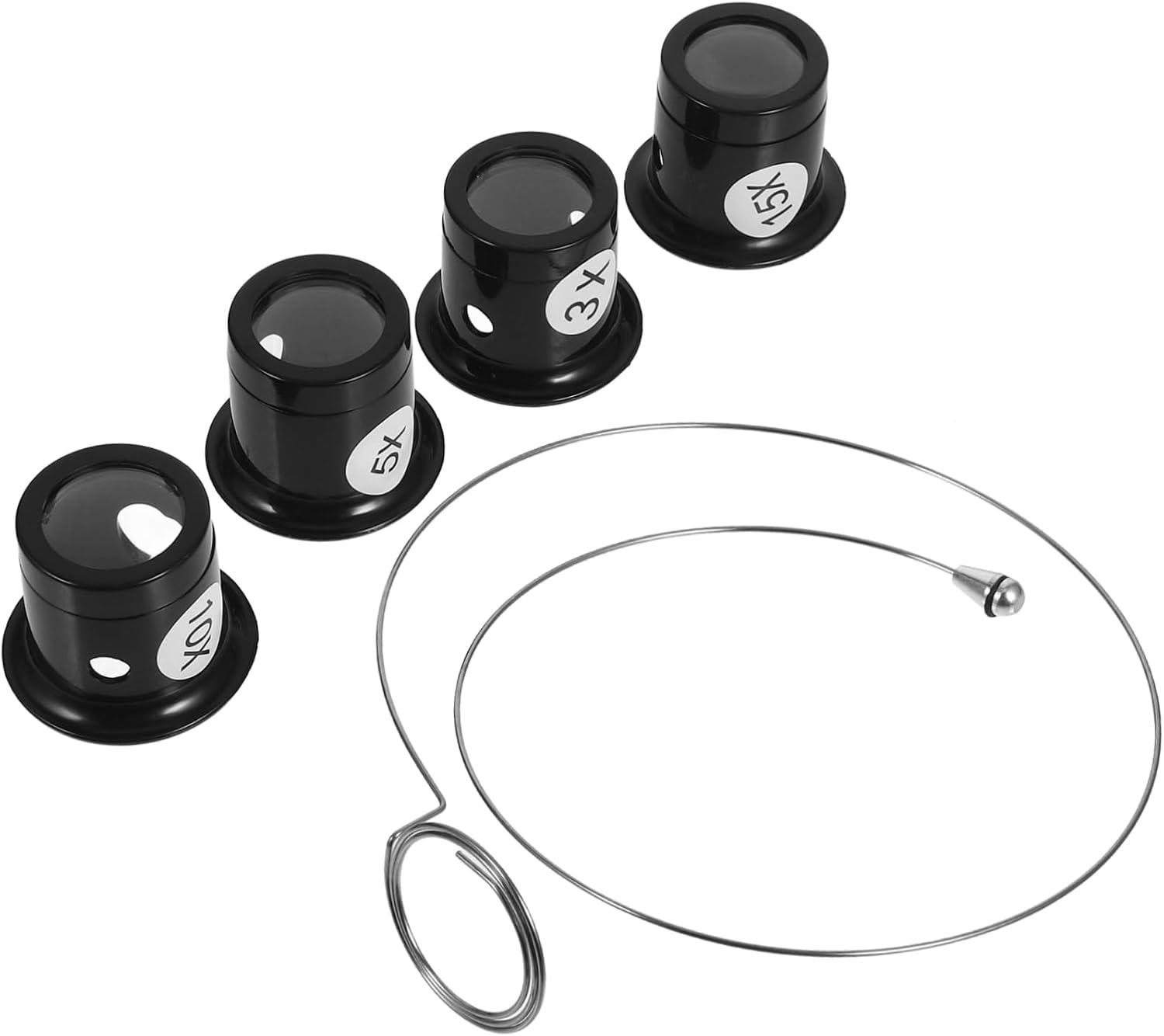 Ergonomic Jewelry Loupe Magnifier for Watch Repair Craft Reading Glass Magnifying Glass Loupe