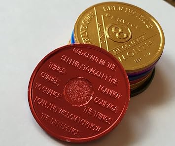 مجموعة من 12 ميدالية / عملات معدنية من طراز AA BSP 24hr-11mo تذكارية