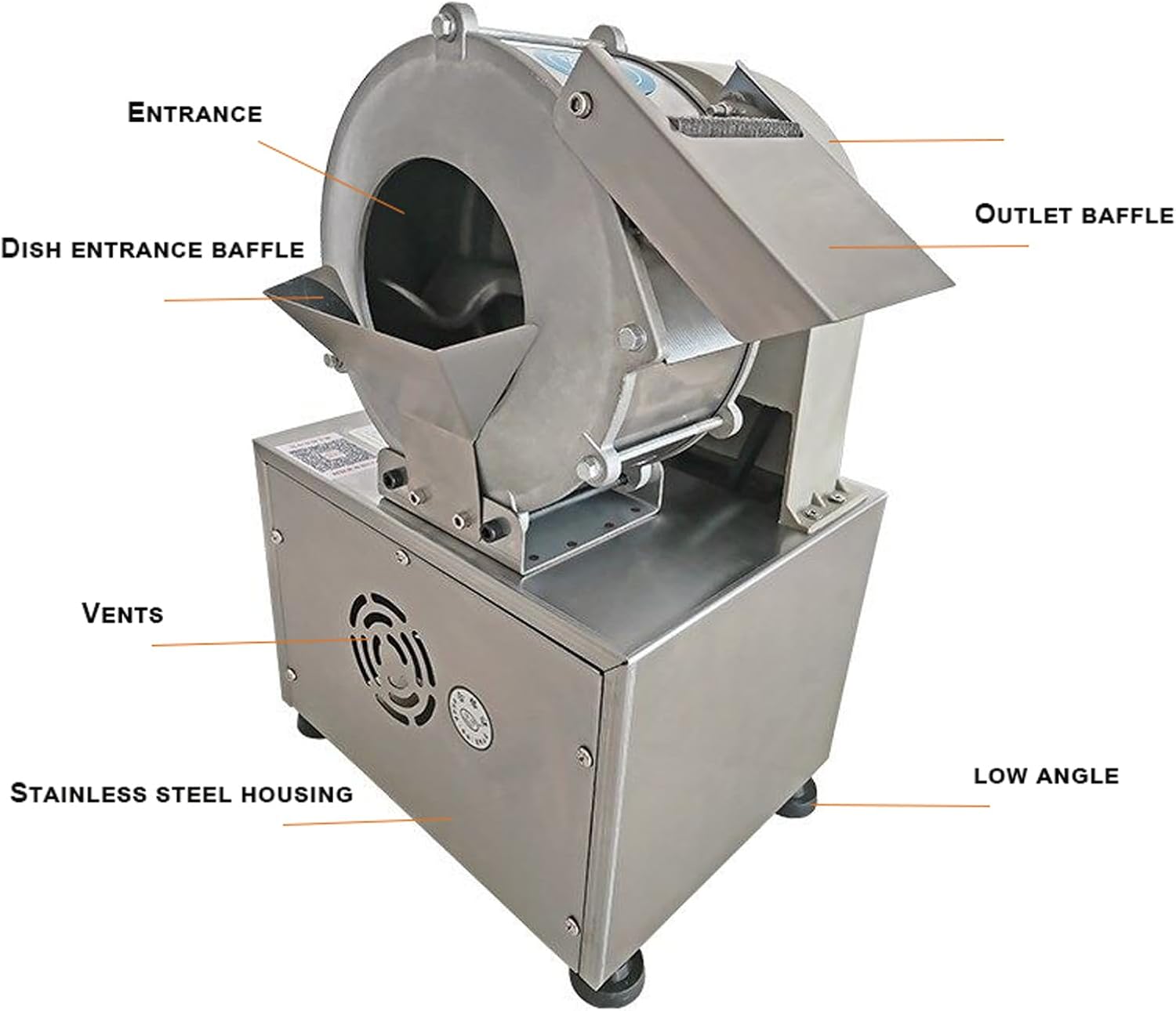 Multi-function Automatic Vegetable Cutting Machine Electric Food Shredder Pepper Potato Grater Slicing Machine 110v Equipped with 3 wire cutters (2/3/4mm)