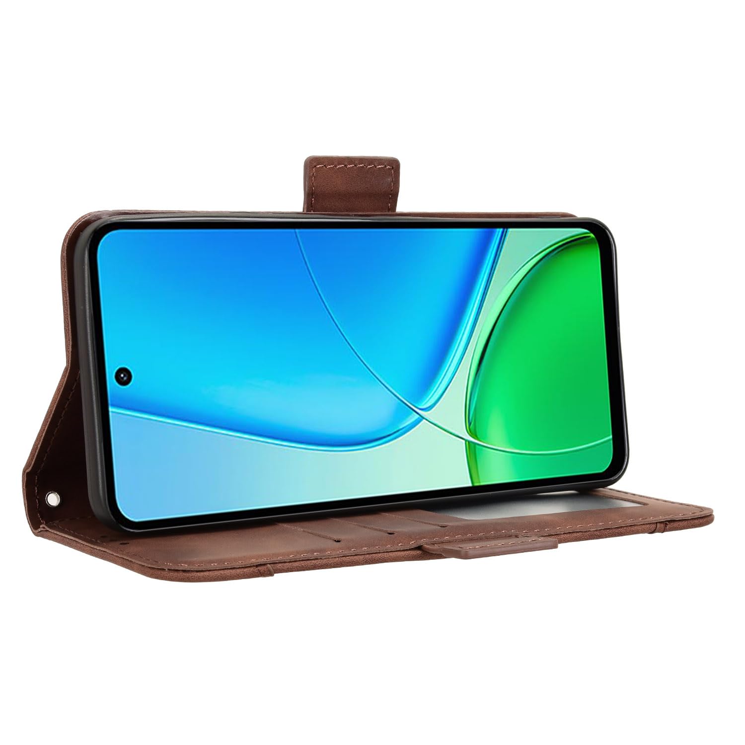 Custodia Honor 10X Lite In Pelle PU Con Porta Carte - Fodero Magnetico Con Farfalla Rosa