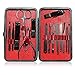 Produktbild BOROK Manicure Kit Case In Sand Fertig-Slip Handle Nagelknipser Hangnails Trimmer Dead Skin Zangen Nagelknipser Nail Art Drill Kit Datei Finger Toe Polish Pediküre Maniküre Acryl Werkzeug Stiftform