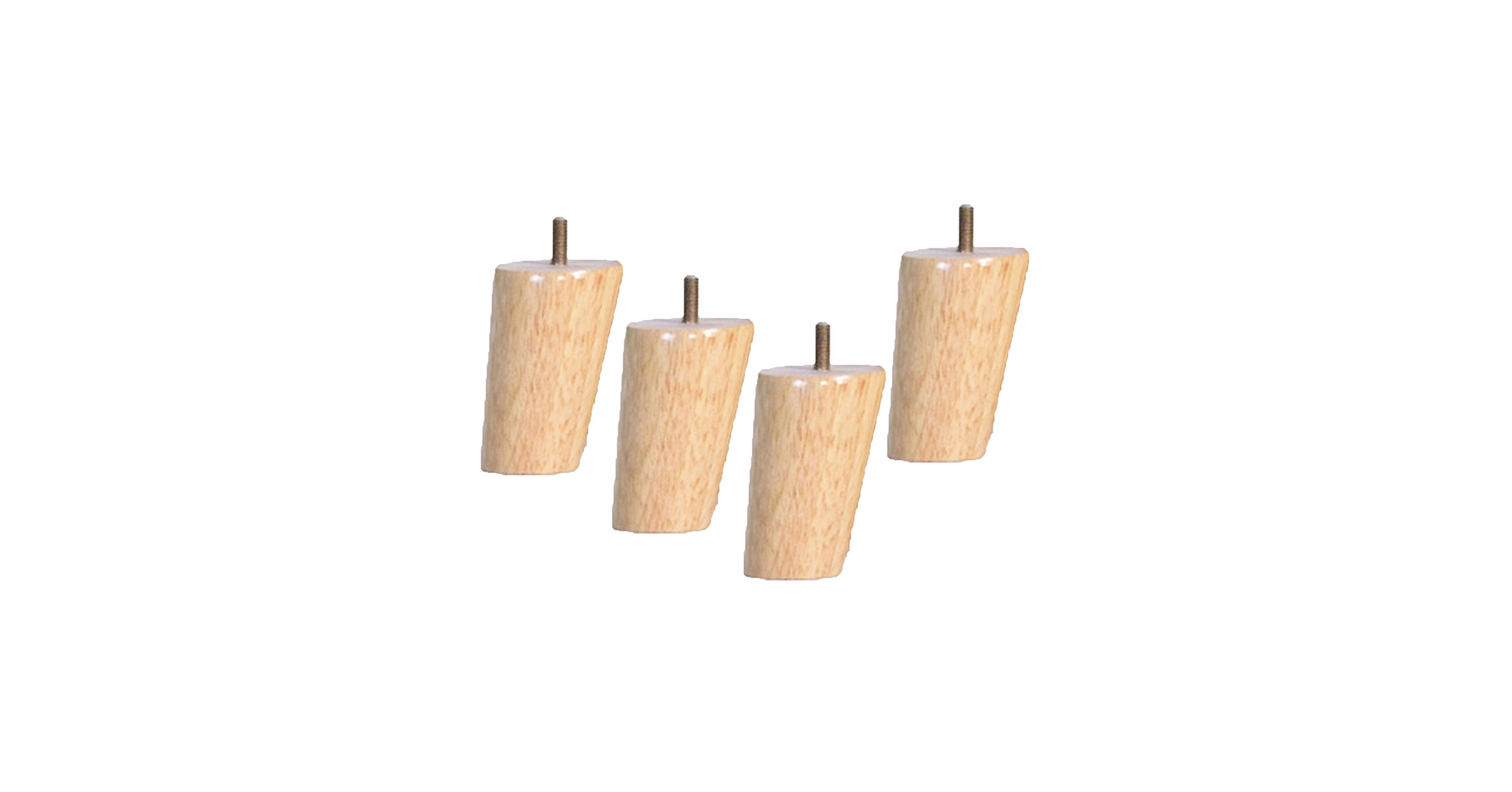 Amazon.co.jp: 4ピース 木製テーブル脚 無垢材 円錐形 交換用