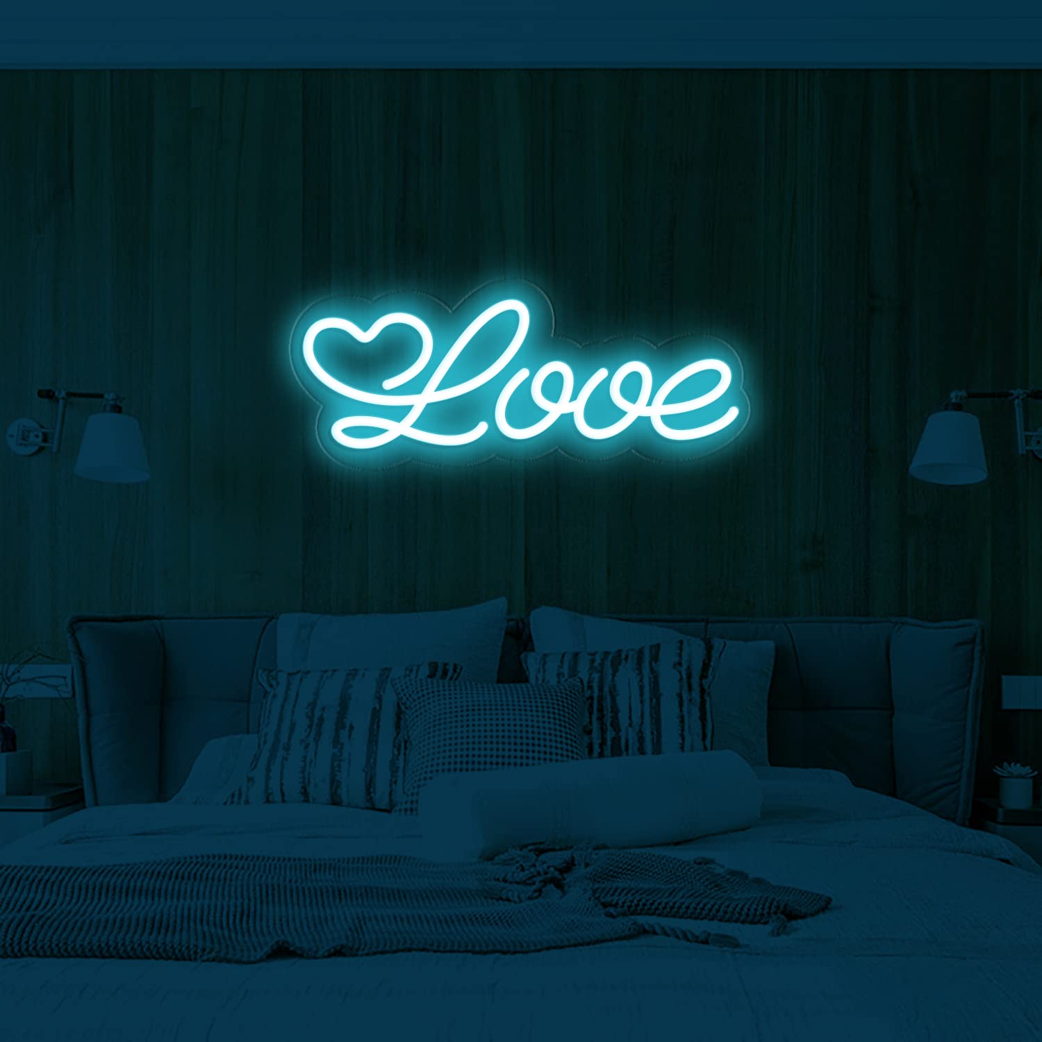 Amazon.co.jp: INSNEnN Love LED ネオンライトサイン 温白色 ラブ