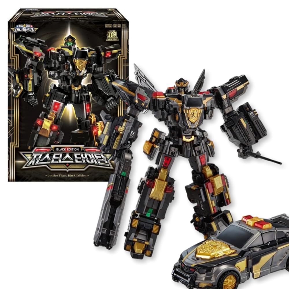 ジャスティスタイタン ブラックエディション Amazon | ミニフォース 最強警察 ジャスティスタイタン ブラック