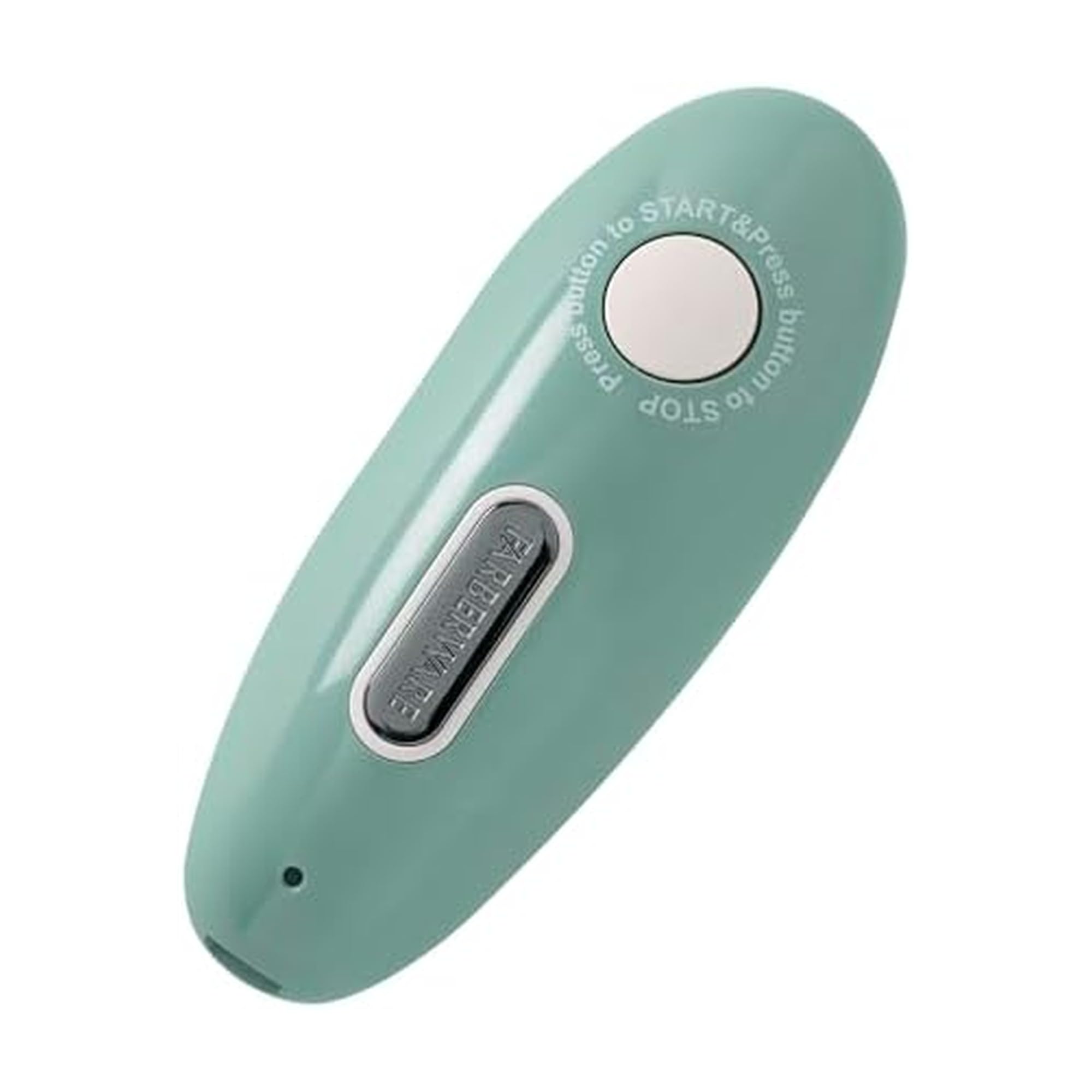Farberware Elektryczny otwieracz do puszek z ładowaniem USB, bez użycia rąk, automatyczny otwieracz do puszek z wbudowaną baterią, magnetyczny podnośnik pokrywy, kompaktowa konstrukcja, przewód do