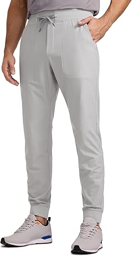 CRZ YOGA Pantalones deportivos de golf cómodos para todo el día para hombre, de 30 pulgadas, de secado rápido, ligeros, elásticos, casuales con