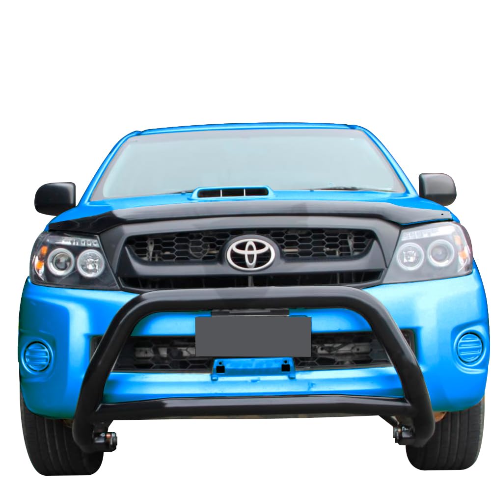 Protection de capot pour Toyota Hilux 2005-2011 Life Sol Executive - Toutes les cabines - Déflecteur de capot - Accessoires pickup - Acrylique PMMA - Résistant aux UV - Résistant aux