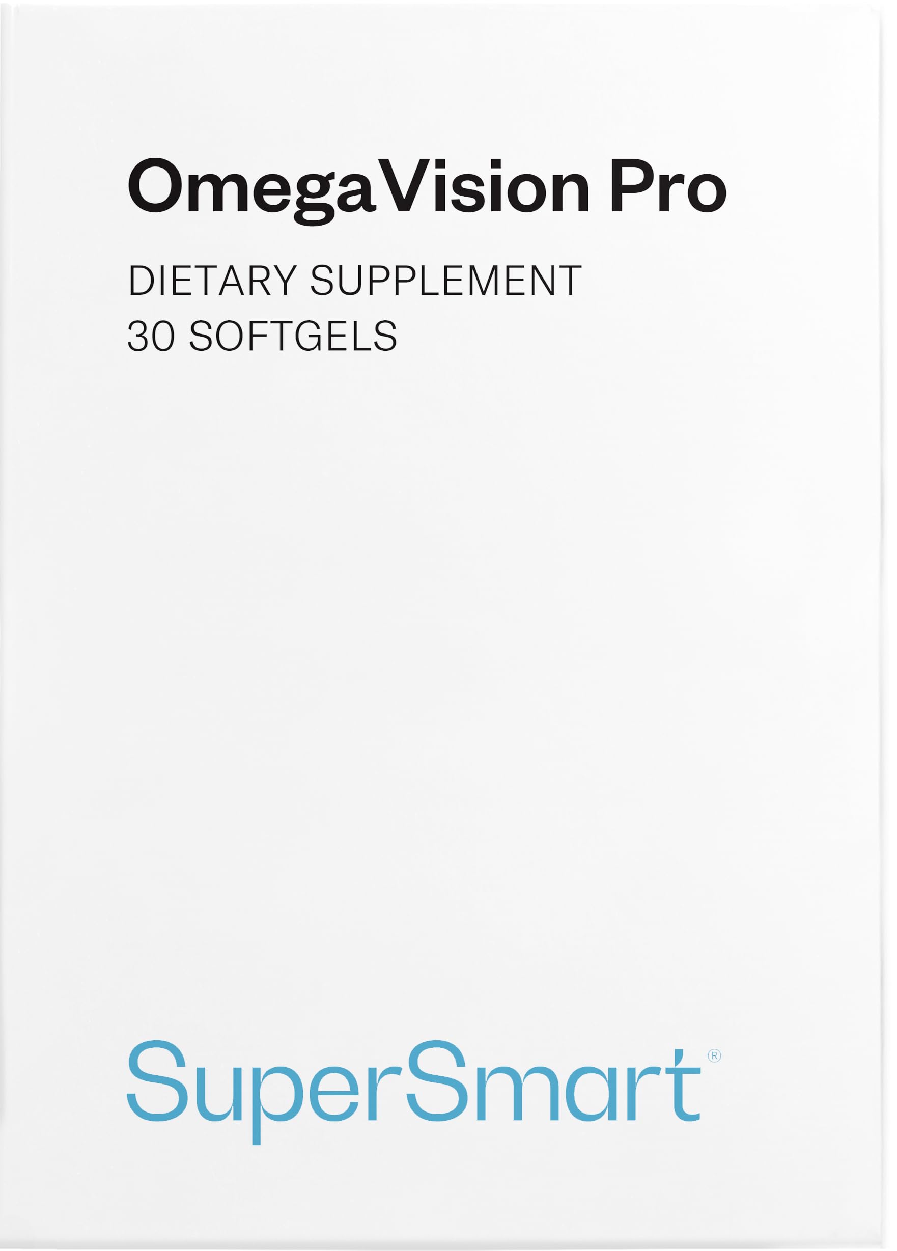 OmegaVision Pro - Omega-3, Lutein, Zeaxanthin, Vitamine - SuperSmart