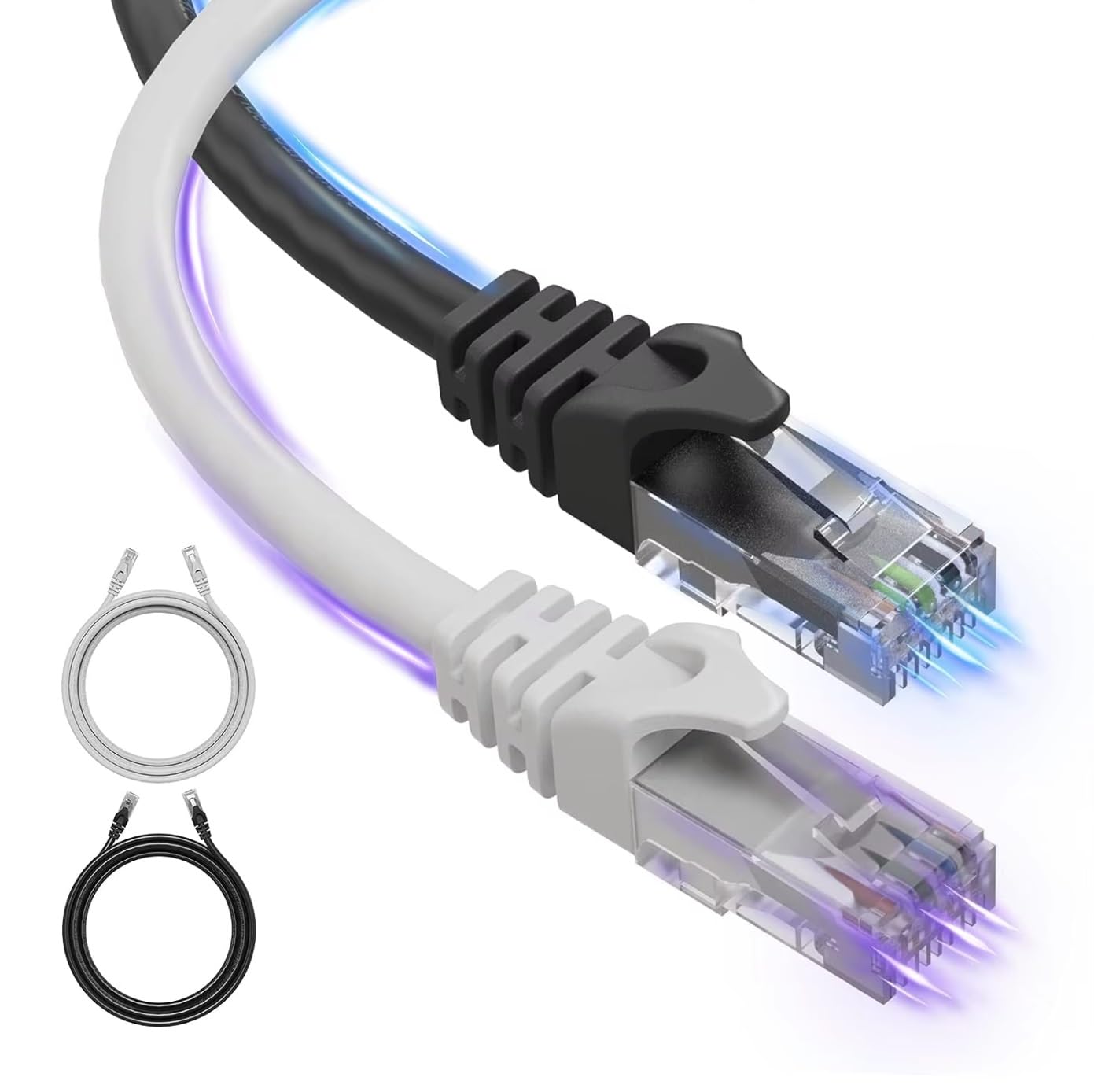 Monte Lua 15 metre, Ethernet Kablosu, Ağ Kablosu, LAN, Cat6, Modem İnternet Kablosu, Gri,
