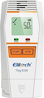 Elitech Tlog B100 Temperature Data Logger Reusable Wireless Temperature Recorder PDF Report 32000 Points