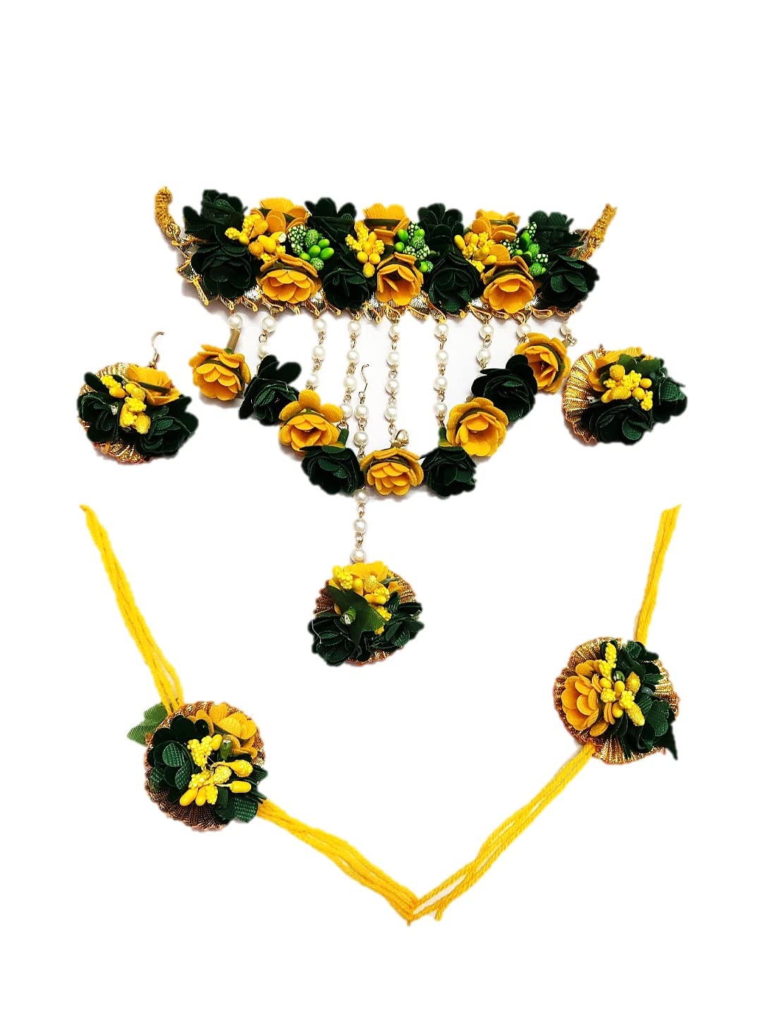 See full amazon price history chart for K&K KREATION FLOWER JEWELERY FOR HALDI IN YELLOW AND GREEN COLOR K&K KREATION FLOWER JEWELERY FOR HALDI IN YELLOW AND GREEN COLOR (B09ZJ62C1Z) Amazon Price History, Amazon Price Tracker