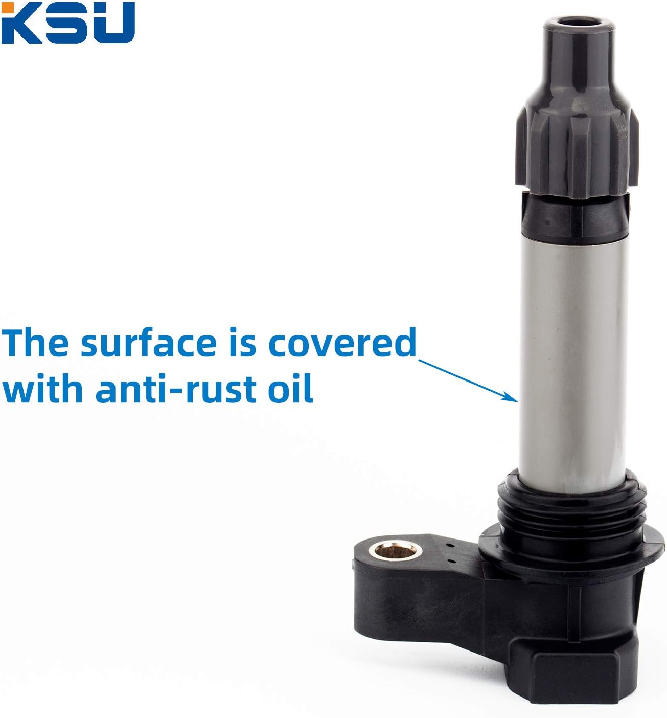 KSU Ignition Coil Pack Compatible With Buick Enclave Cadillac SRX STS ATS CTS Chevy Malibu Impala Traverse Pontiac Saab Saturn Camaro Outlook Suzuki GN10494 D515C UF569 C1555 V6 3.6 2.8 3.0 (6 PCS)