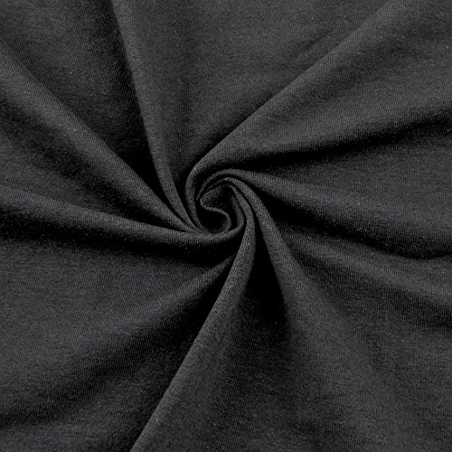FabricLA Cotton Spandex Jersey Knit Fabric by The Yard 12OZ - 58/60