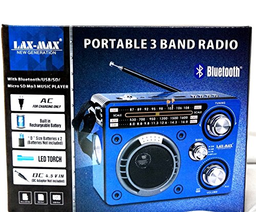 lax max new generation bluetooth torch speaker