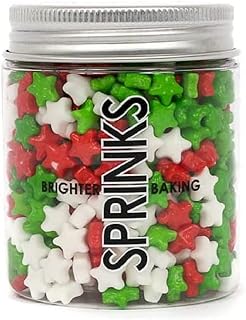 Sprinks I'm A Little Star Sprinkles 75g - Christmas Cake Decorations | Edible Cake Sprinkles | Cupcake Sprinkles | Star Sp...