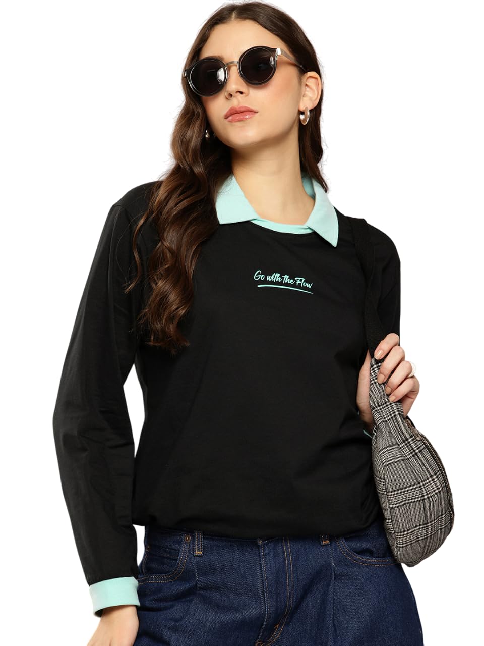 dillinger Womens Long Sleeve Oversized Polo T-Shirt-picture-25