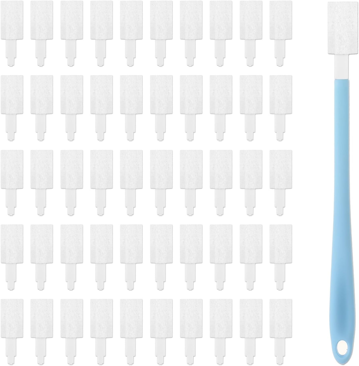50Pcs Disposable Crevice Cleaning Brushes, Disposable Toilet Seat Bowl ...