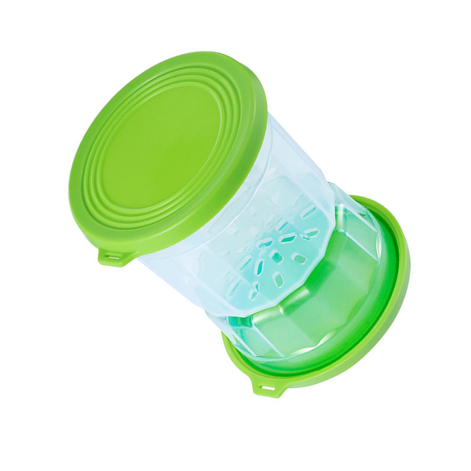 Large PP Pickle Jar with Strainer and Sealing Lid, Practical Kitchen Storage Container for Wet and Dry Foods, Refrigerator Safe Canister