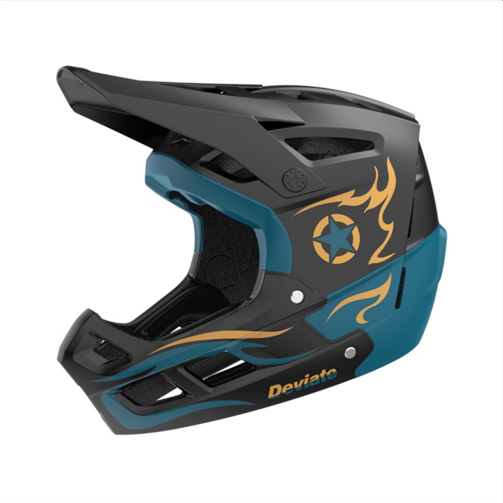 LOVIVER Casco de Ciclismo para Adulto con Mentonera Desmontable Diseño Convertible Acolchado Lavable Circunferencia 58-61 Cm Ventilación Ligera