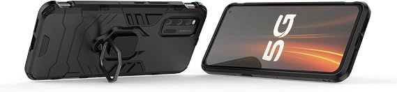 Case for Vivo iQOO 3 Case Cover,360 Degree Rotating Ring Holder Kickstand with Magnetic Car Mount Case for Vivo iQOO 3 5G V1955A I1927 I1928 Case Black