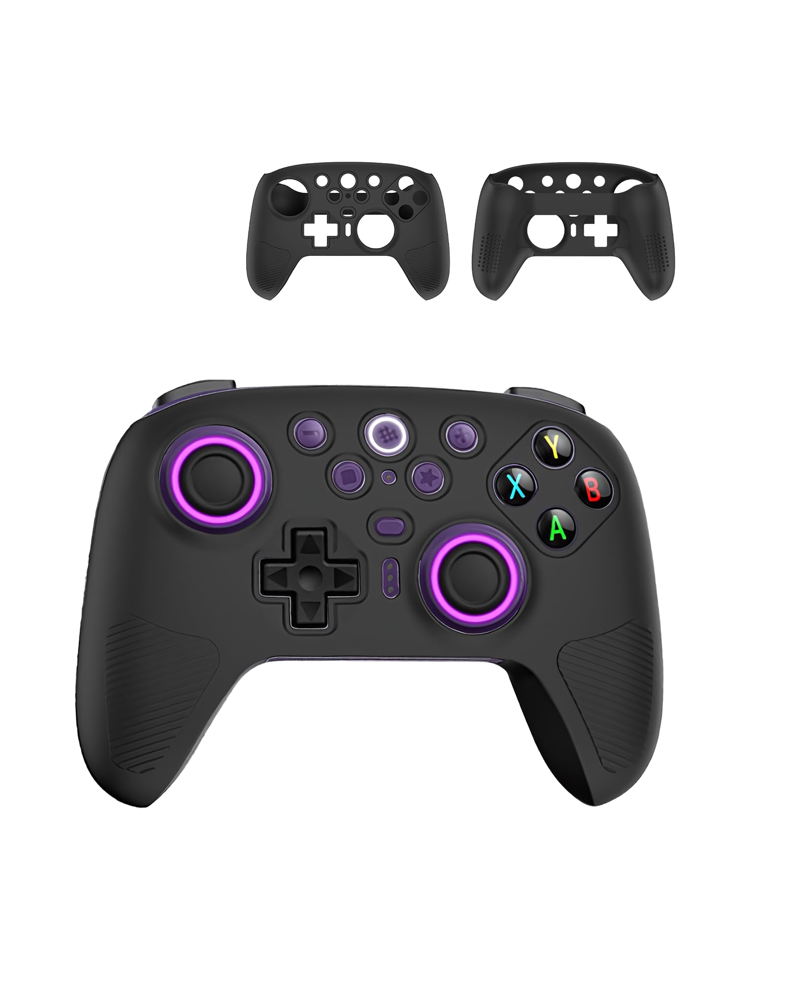 Silikonowe etui ochronne do kontrolera bezprzewodowego 8Bitdo Ultimate 2 z precyzyjnymi otworami i wysokiej jakości materiałami przyjaznymi dla środowiska, odporne na zarysowania, uderzenia, zmywalne
