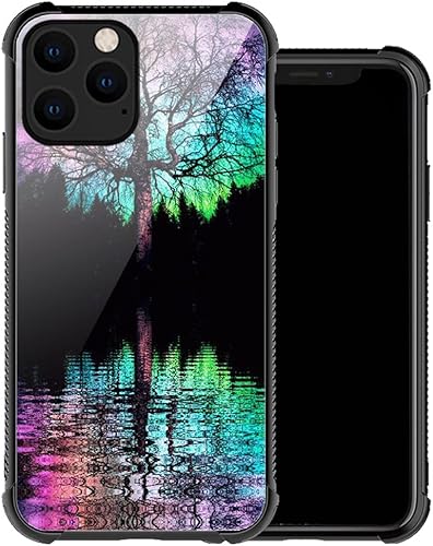 ZHEGAILIAN Funda compatible con iPhone 14 Pro Max, colorida funda de árbol de la vida para iPhone 14 Pro Max para mujeres y niñas, funda