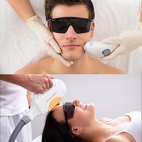 Miniatura 6 de Haigfore IPL190nm-2000nm gafas de seguridad láser gafas para tratamiento de depilación láser y cosmetología láser operador protección ocular con