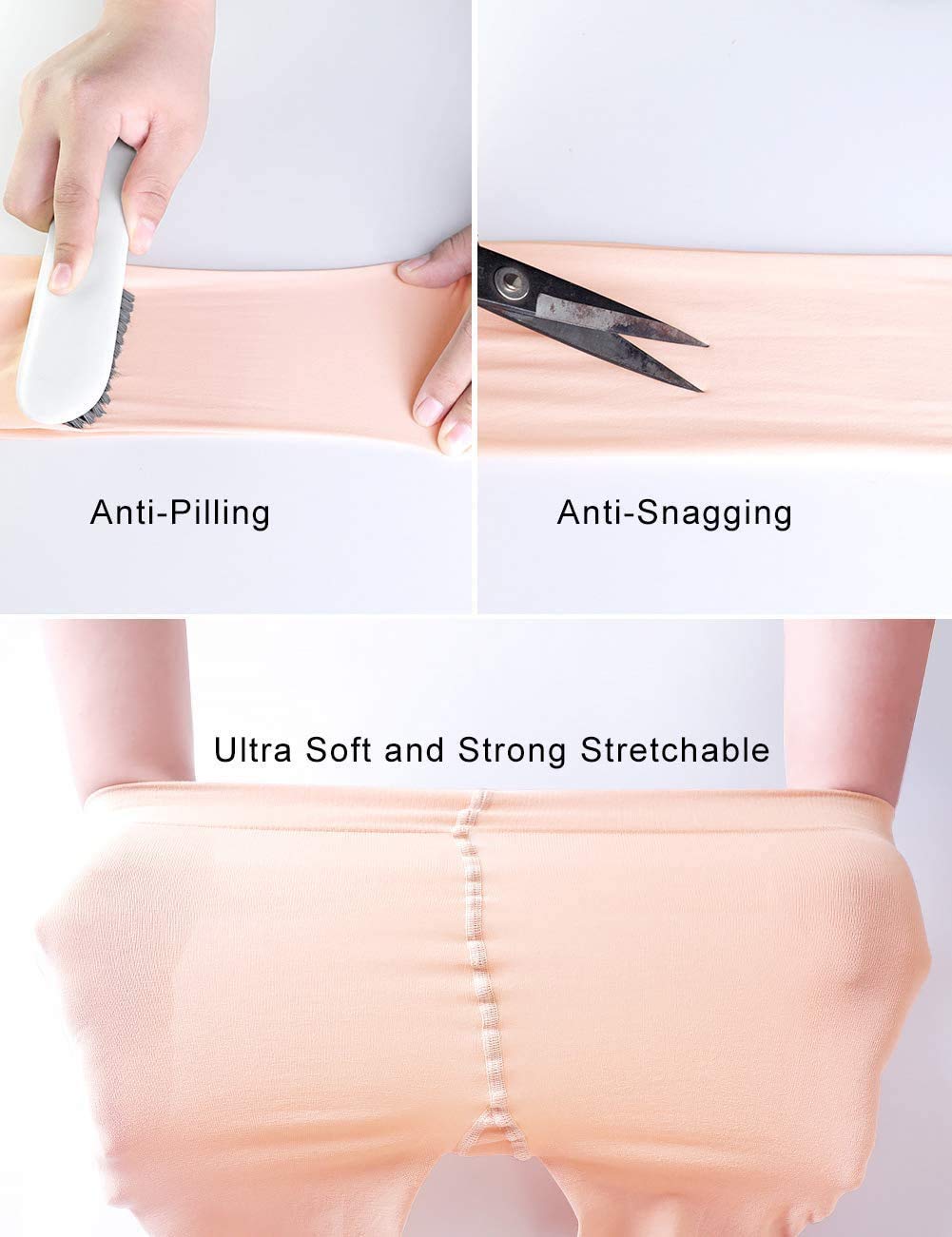 Ballettstrumpfhose Mädchen 2er Pack Ballett Strumpfhose Kinder Tanzstrumpfhose Mädchen für Ballett Gymnastik Tanz Sport