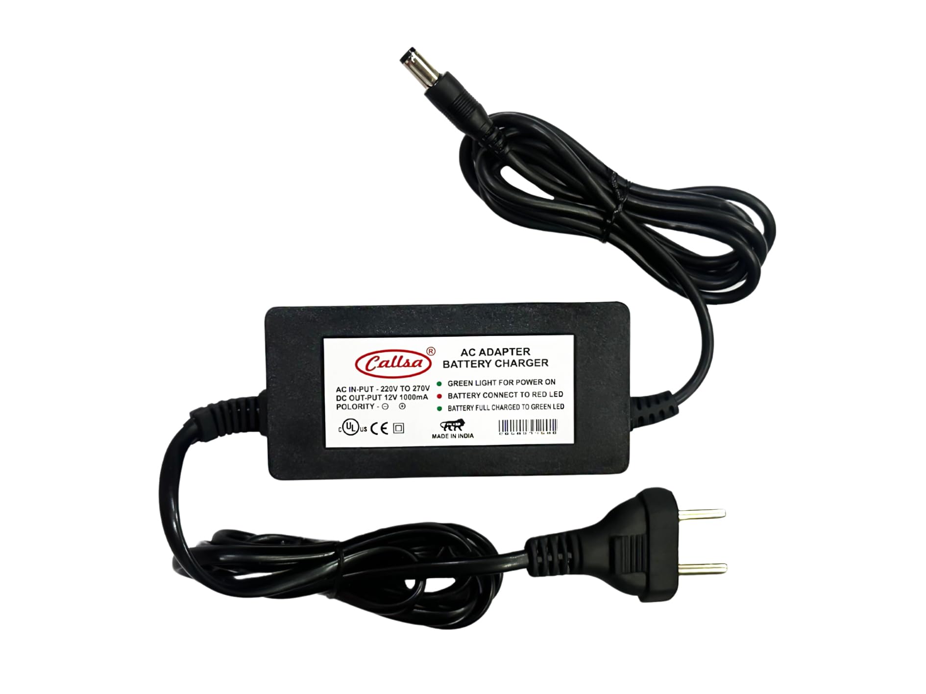 Callsa 12V/1A for Toy Charger, Kids Ride On Car Battery Charger with Auto Cut Charger for 12v Kids Car, Bike, Jeep, Thar, SUV Car and Variety of Electric Baby Carriage Ride (B0CZK1VSB1) Amazon Price History, Amazon Price Tracker