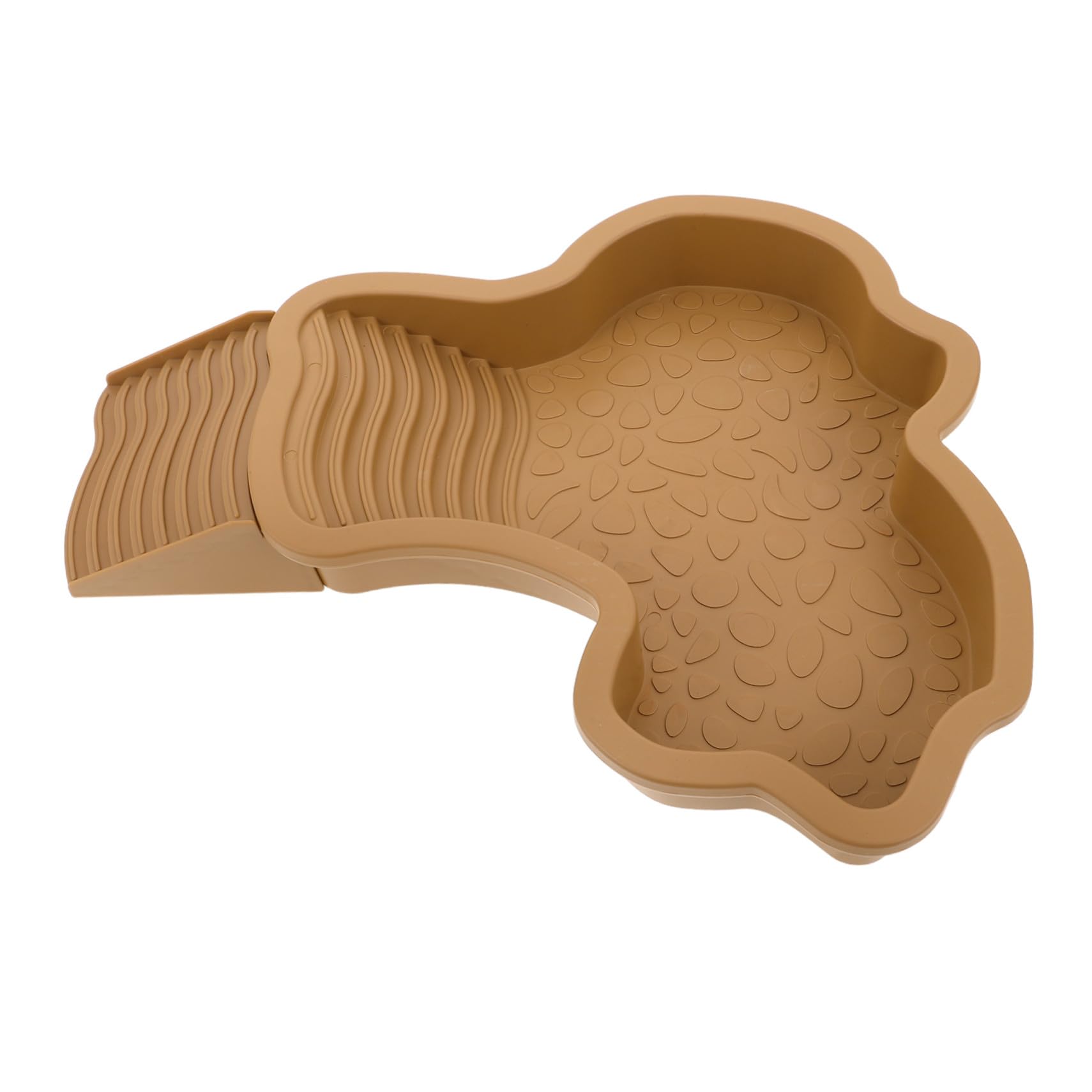 Aquarium terrestre et aquatique plateforme de bronzage pour tortues XL