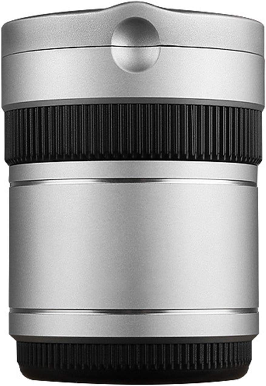 Car Ashtrays with Lid and Light Mini Dustbin Stainless Steel Smokeless Ash Tray Ideal Cigar Ash Bucket Car Waste Bin for Car Cup Holder Home Office