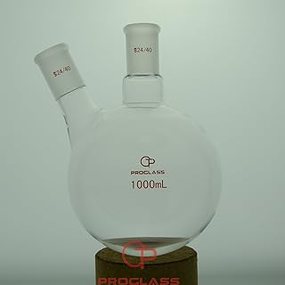 24/40 Glass Two Necks Round Bottom Boiling Flask 1000mL