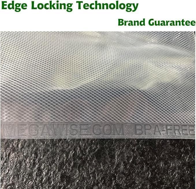 Miniatura 5 de MEGAWISE Bolsas selladoras al vacío (11 x 14 pulgadas, 25 unidades) para preservar la frescura de los alimentos, bolsas de almacenamiento al vacío