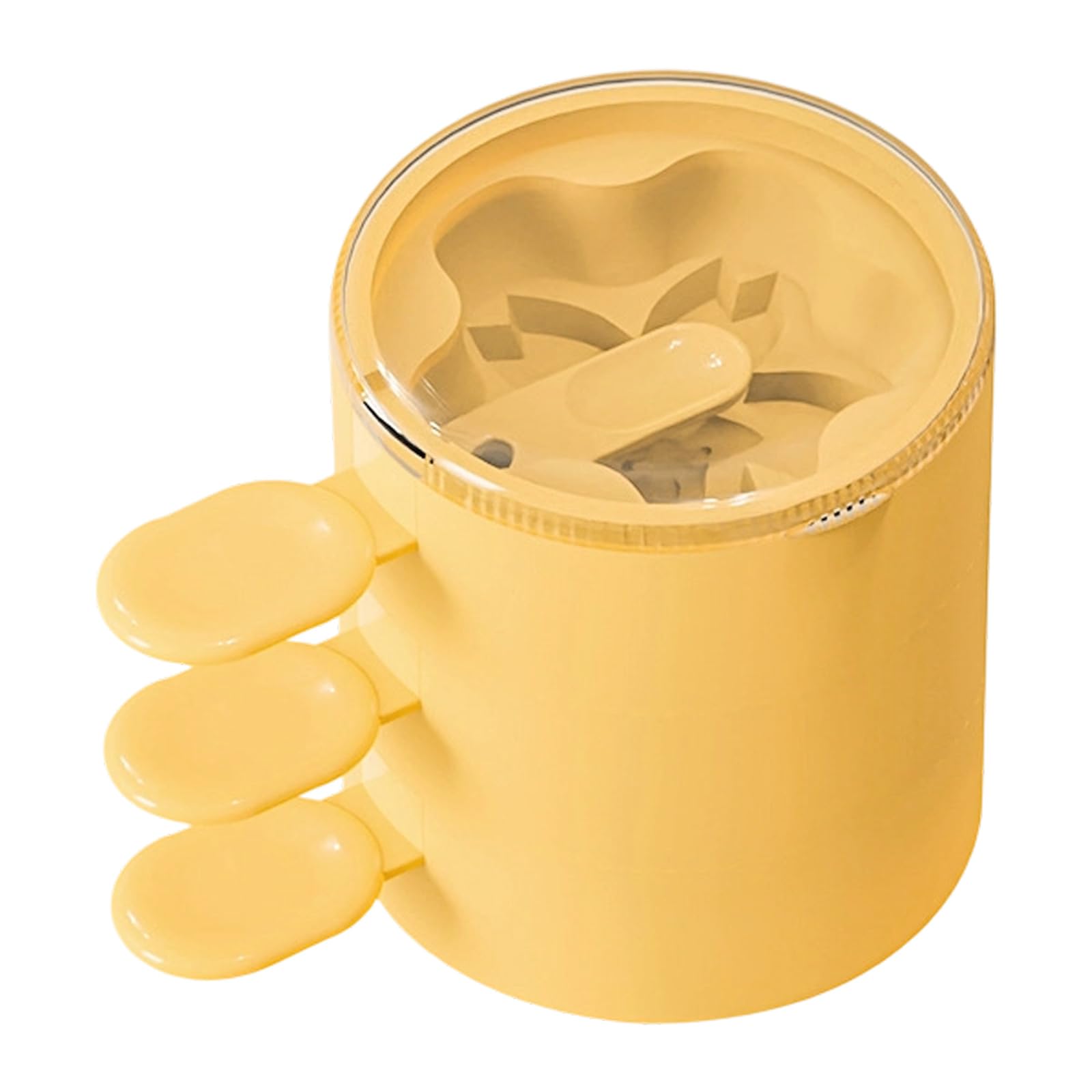 NMFLAB Flexible 3 Cavity Ice Cream Cone Molds Safe for Freezer and Dishwasher Popsicles Maker with Lid and Handle Food Grade Ice Milk Maker