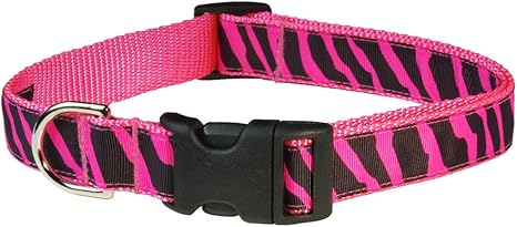 zebra dog collar