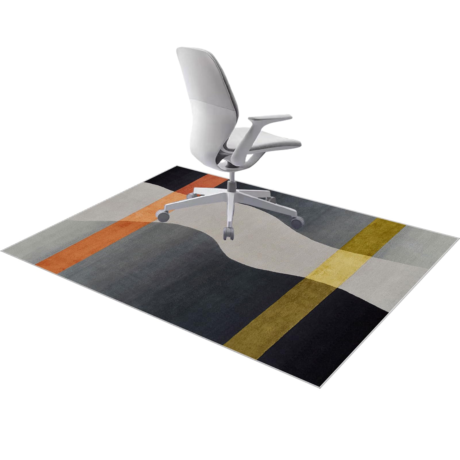 Tehocwiz Office Chair Mat for Hardwood Floor, Floor Protector Mat, Non Slip Floor Mat for Office Gaming Chair, Chair Rolling Mat, Desk Chair Mat for wooden Floors 150 x 180 cm