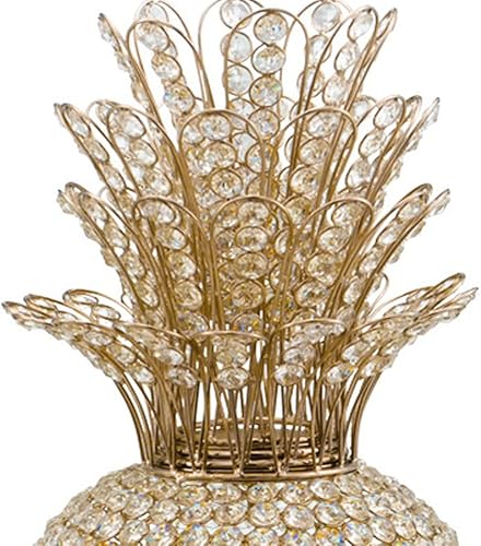Miniatura 8 de Modern Day Accents 5755 Piña XL Cristal Gold Piña, decoración del hogar, decoración de cocina, decoración de entrada, decoración de piña, regalos de