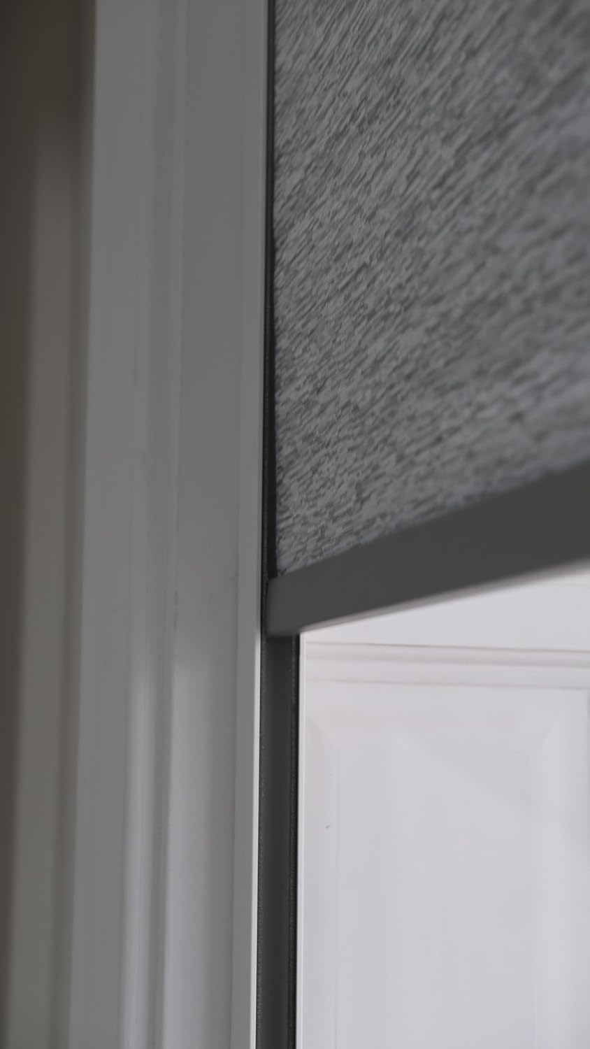 U Channel Aluminium Alloy Light Blocking Strips, Light Blockers for Window Shades and Blinds, Blackout Side Tracks for Bedroom 2 Pcs Customize