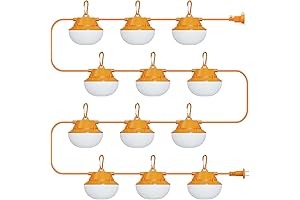 120FT Construction String Lights - Powerful Illumination for Jobsites