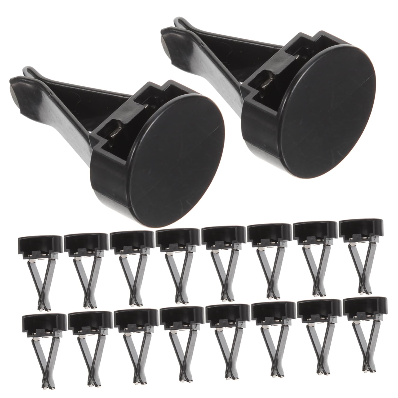 Ciieeo Diffusore Aroma Auto Clip in Metallo per Bocchetta Ventilazione Profumatore Auto per Vacanze Estive Confezione da 100 Pezzi