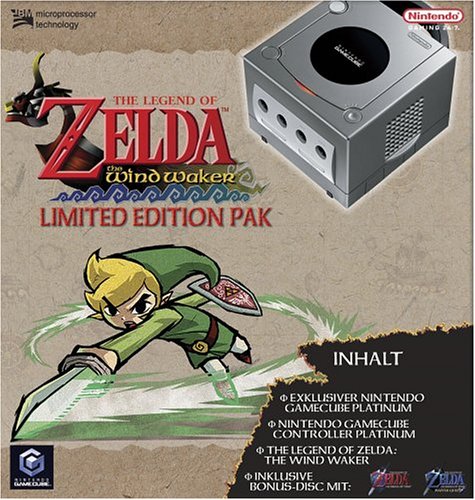 Nintendo Gamecube Console Platin + Legend Of Zelda