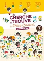 Le cherche et trouve du Père Castor: Compte à l'école 2081374536 Book Cover
