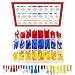 Hilitchi 360 Pcs Assorted Insulated Electrical Electrical Wire Terminals Crimp Connectors Spade Set