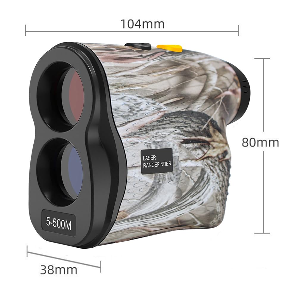 FUBESK 500m Digital Golf-Monocular Range Finder Distancia Medida Caza Telémetro